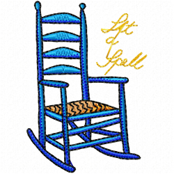 Chairs Embroidery Design 2 Chairs Embroidery Design 2